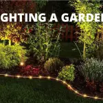 Lighting a garden